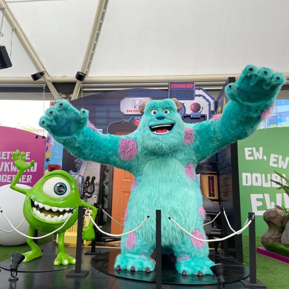 Sulley and Mike Statue